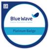 Blue Wave Platinum Badge