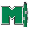 Green M from the M&amp;M Oil Tools logo with their graphic illustration of a green valve